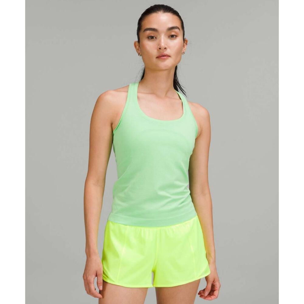 NWT Lululemon Swiftly Tech Racerback‎ Tank Top 2.0 Scream Green Light Size 10